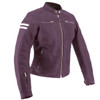 Joe Rocket 2021 Classic 92 Womens Leather Motorcycle Jacket - Purple