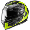 HJC F70 Katra Helmet - Black/Hi-Viz