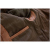VL550Br Vance Leather Men's Cafe Racer Waxed Lambskin Austin Brown Motorcycle Leather Jacket- Detail