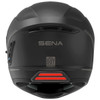 Sena Stryker Mesh Intercom Helmet-Matte Black-Back-View