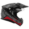 Fly Trekker Pulse Dual Sport Camo Helmet-Black/Red-Detail-View