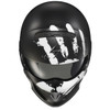 Scorpion Covert Uruk Helmet-Black/White-Top-View