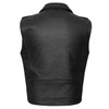 Vance-VL926-Mens-Premium-Leather-Classic-Motorcycle-Vest-Plain-Side-Belted-Waist-back