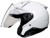 HJC-RPHA-31-Solid-Open-Face-Motorcycle-Helmet-White-Shield Half Up-View