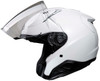 HJC-RPHA-31-Solid-Open-Face-Motorcycle-Helmet-White-Shield Up-View