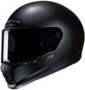 HJC-V10-Solid-Full-Face-Motorcycle-Helmet-Flat Black-Main