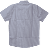 Vance-VB775WG-Mens-White-Work-Shirts-Grey-Strips-Rear-View