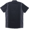 Vance-VB771BG-Mens-Work-Shirts-Black-with-Grey-sides-rear-view