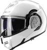 LS2-Advant-Gloss-White-Solid-Modular-Motorcycle-Helmet-With-Sunshield