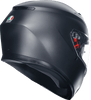 AGV-K3-Mono-Solid-Full-Face-Motorcycle-Helmet-matte-black-back-side-view