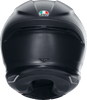 AGV-K6-S-Solid-Full-Face-Motorcycle-Helmet-matte-black-back-view
