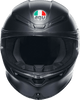 AGV-K6-S-Solid-Full-Face-Motorcycle-Helmet-matte-black-front-view