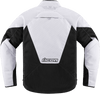 Icon-Mens-Mesh-AF-Motorcycle-Jacket-Black/White-back-view