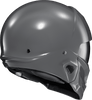 Scorpion-EXO-Covert-2-Solid-Open-Face-Motorcycle-Helmet-grey-back-side-view