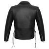 Men's-Premium-Classic-Police-Style-Motorcycle-Black-Leather-Jacket-Conceal-Carry-Side-lace-Removeable-Quilted-Liner-back-view