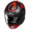 HJC-i91-Carst-Modular-Motorcycle-Helmet-Black-Red-top-view