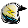 Daytona-Cruiser-Lightning-Open-Face-Motorcycle-Helmet-side-view