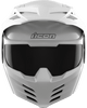 Icon-Elsinore-Monotype-Modular-Motorcycle-Helmet-White-front-view