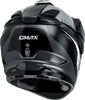 Gmax-GM-11-Decima-Black-Grey-Full-Face-Motorcycle-Helmet-back-side-view