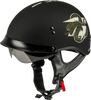 Gmax-HH-65-DRK1-Black-Bone-Half-Face-Motorcycle-Helmet-with-Peak-Visor-main