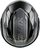 Gmax-MD-01-Volta Grey-Silver-Metallic-Modular-Helmet-top-view