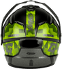 Gmax-MD-74-Striker-Black-Silver-Green-Modular-Motorcycle-Helmet-back-view