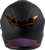 Fly-Racing-Sentinel-Recon-Matte-Black-Purple-Chrome-Full-Face-Motorcycle-Helmet-back-view