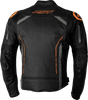 RST-S-1-CE-Men's-Motorcycle-Leather-Jacket-Black-Orange-back-view