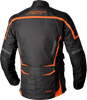 RST-Maverick-EVO-CE-men's-Motorcycle-Textile-Jacket-Black-Orange-back-view