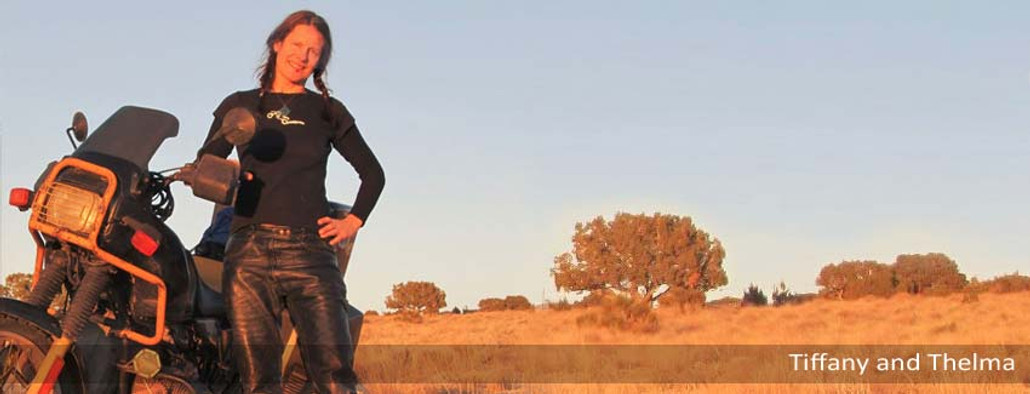 Interview with Tiffany Coates, world's foremost female motorcycle traveler