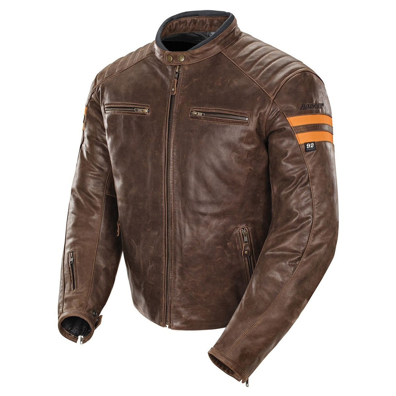 Joe Rocket Classic 92 Mens Leather Motorcycle Jacket