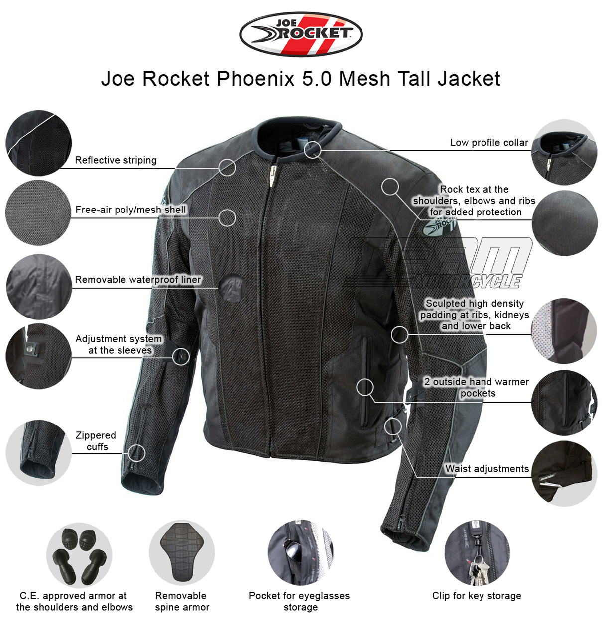 Joe Rocket Leather Suit Size Chart