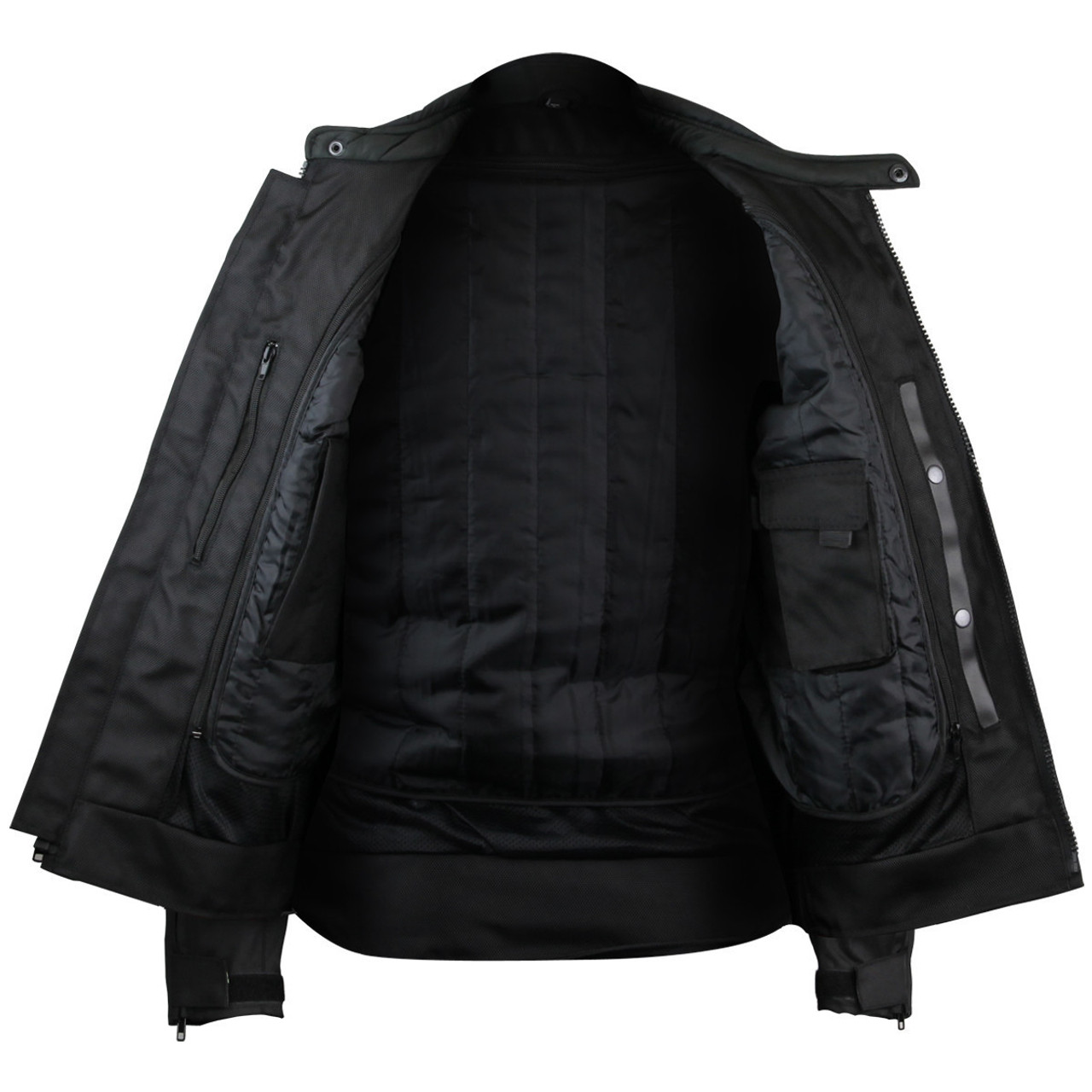 Men All Weather CE Armor Mesh Motorcycle Jacket