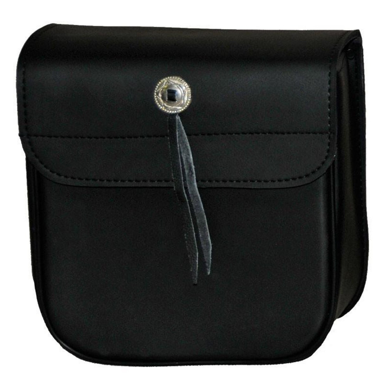 Buy the Harley Davidson Black Leather Small Pouch Flap Crossbody
