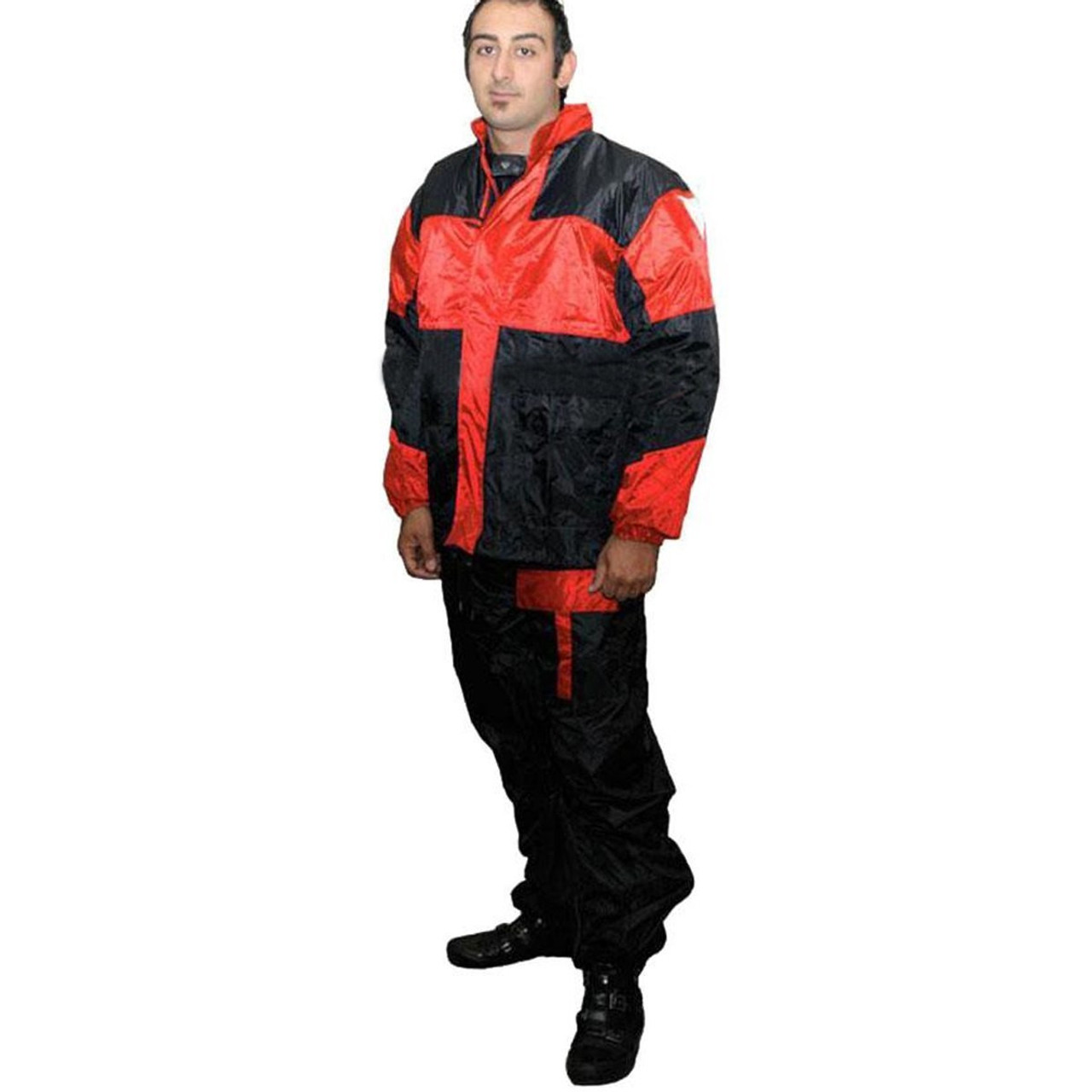 Motorcycle rain gear with sales heat shield