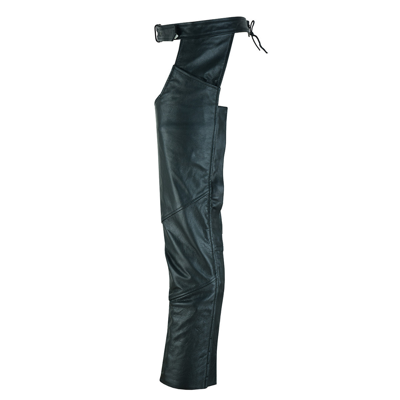 Vance Leather Unisex Black Zip-out Insulated Pants Style Biker Leather  Motorcycle Chaps