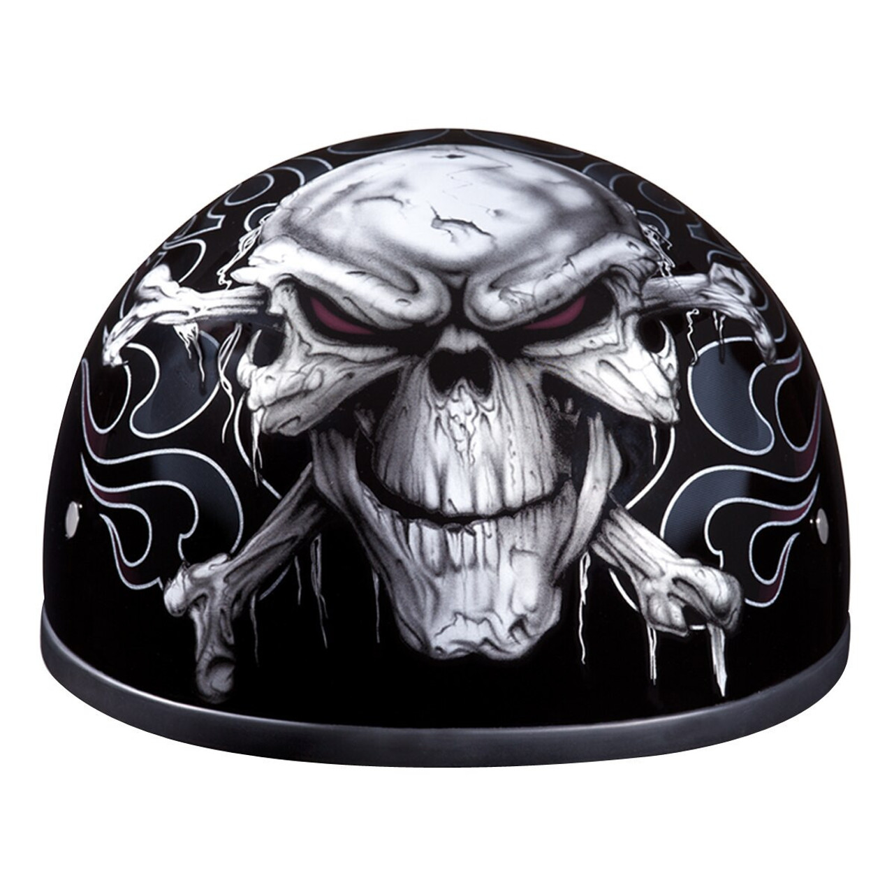 Skull shaped sales motorcycle helmet