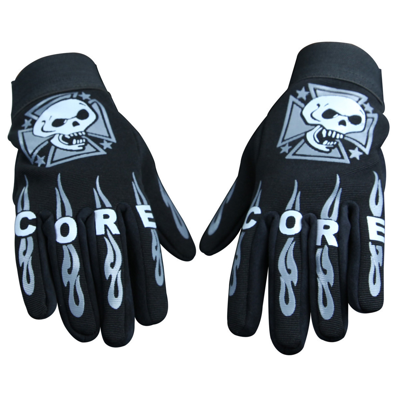 VL450 Men's Mechanic Gloves with Skull & Core Graphics – Vance Leather