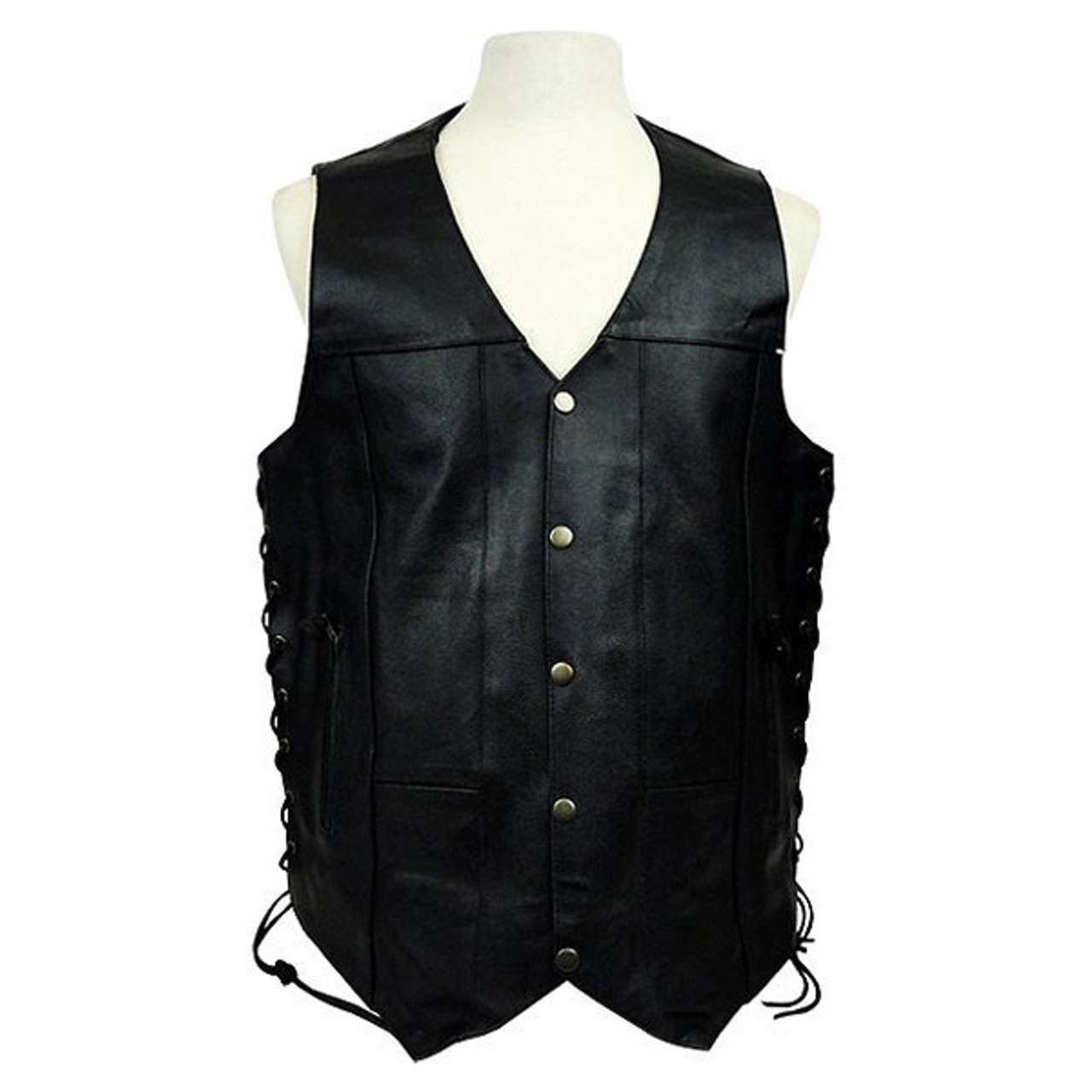 leather vest with gun pocket