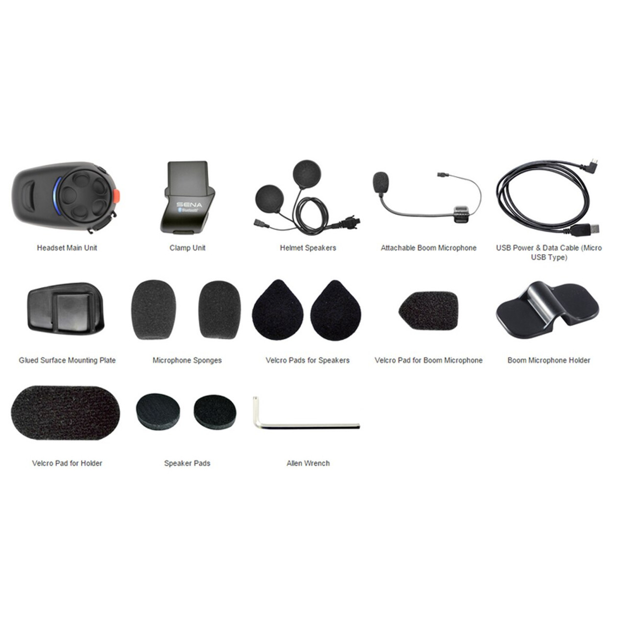 Intercom Motorcycle Sena SMH5 Dual Pack BLUETOOTH® pilot-passenger