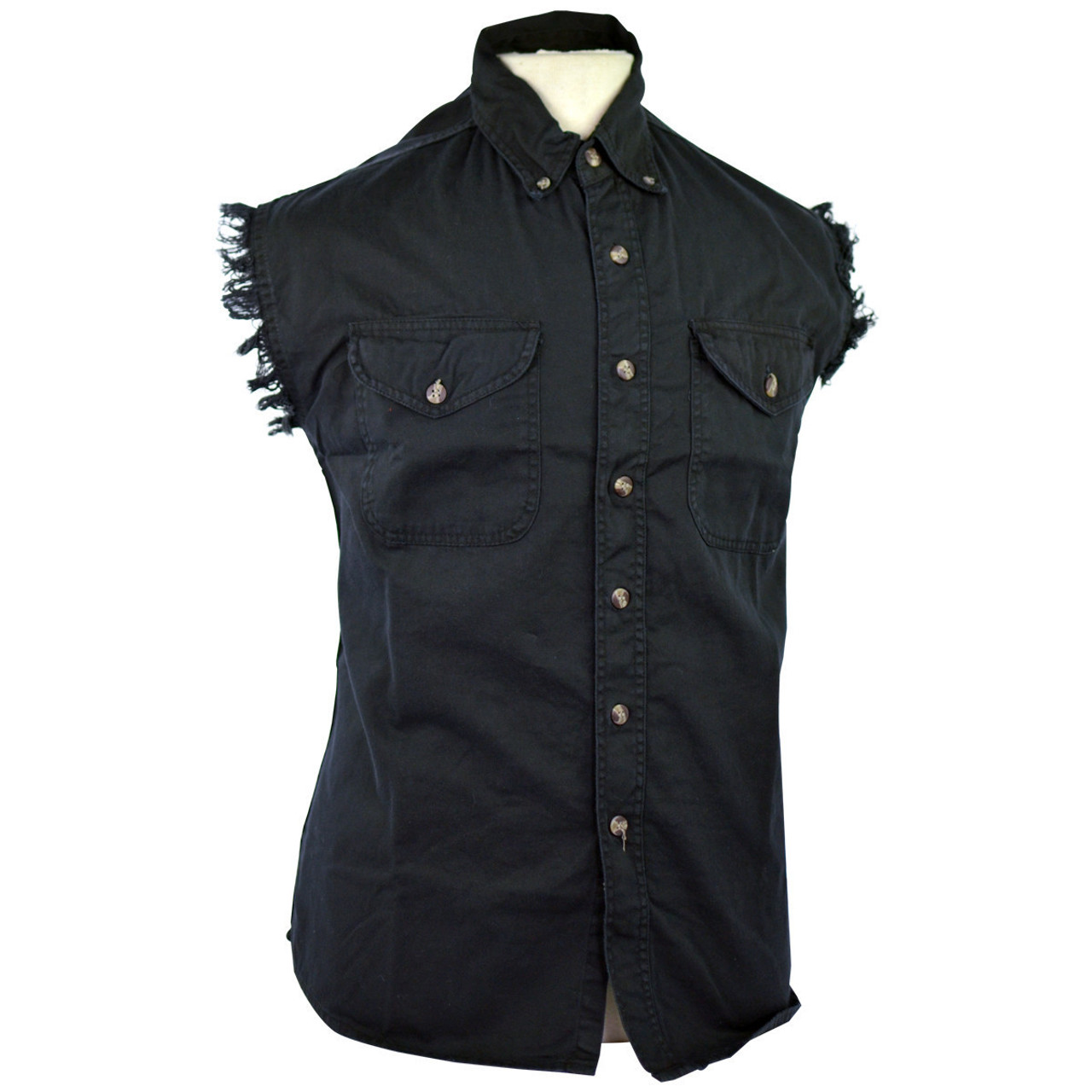Casual Button Up Sleeveless Denim Shirt Blouses | Sleeveless denim shirts,  Casual tops for women, Shirt blouses