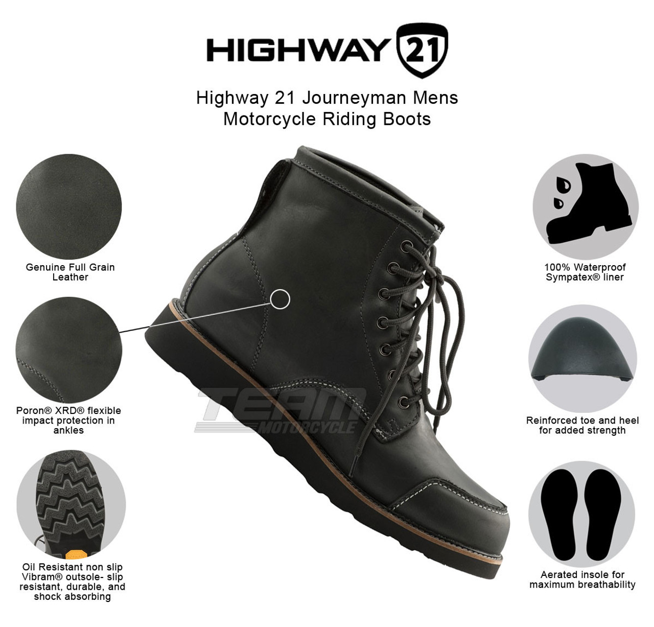 mens motorcycle riding boots