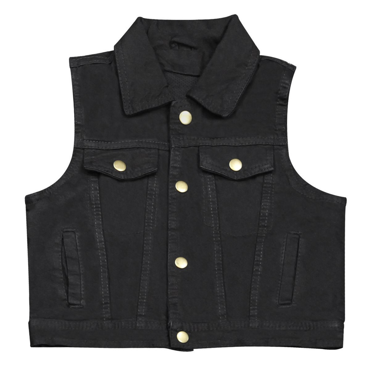 kids denim vest