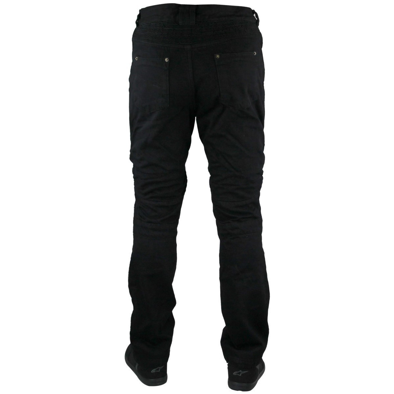 Mens Denim Motorcycle Pants with CE Armor and Kevlar - Team Motorcycle