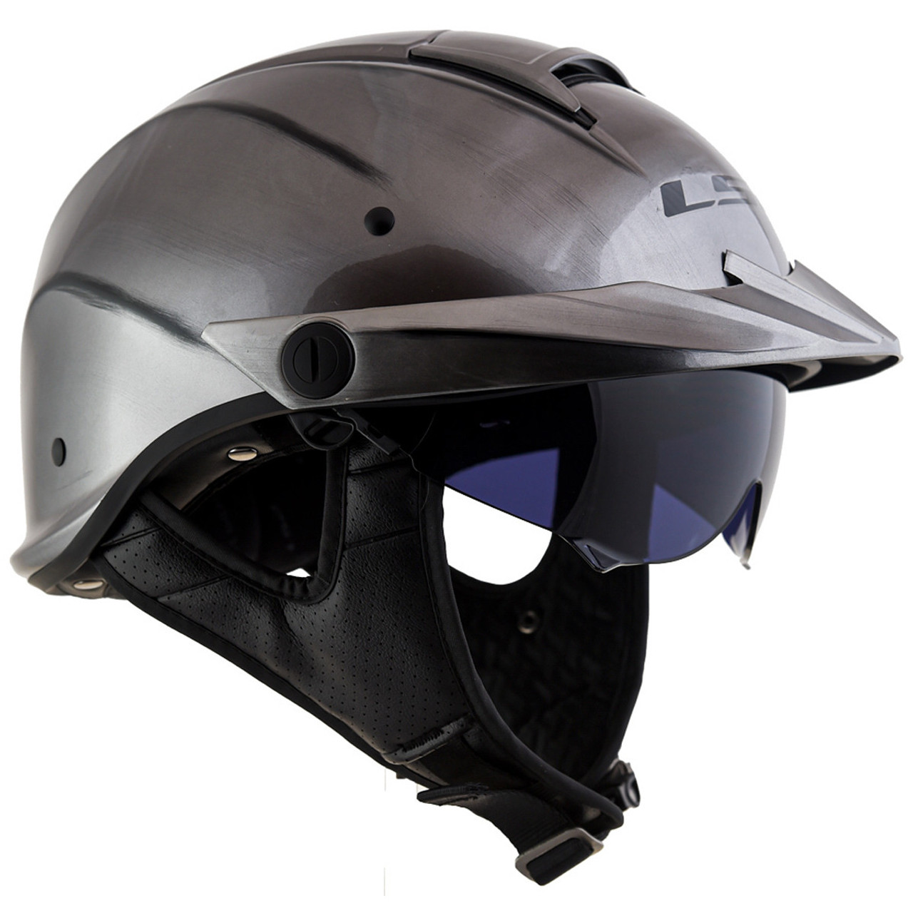 ls2 rebellion helmet chrome