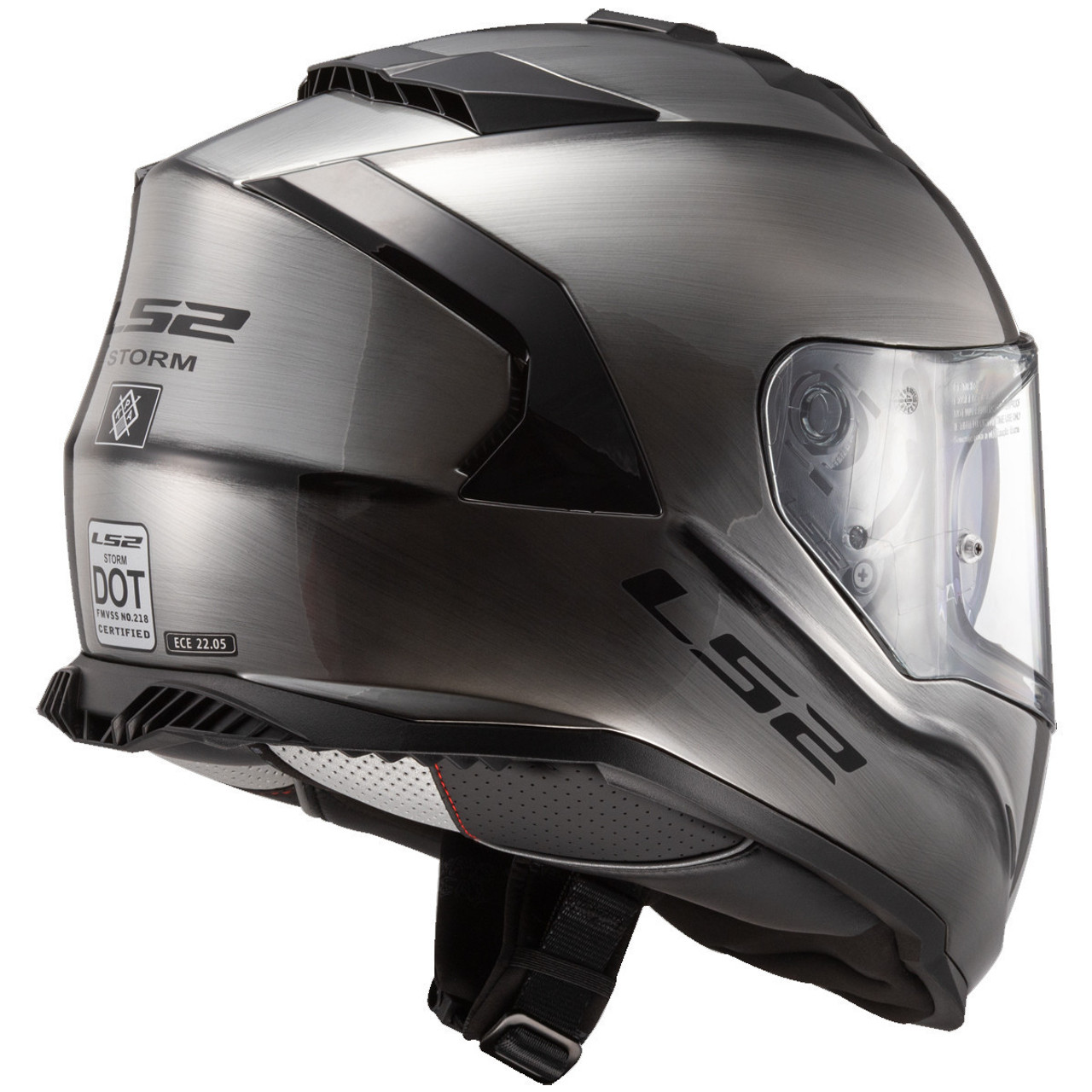 ls2 breaker brushed helmet