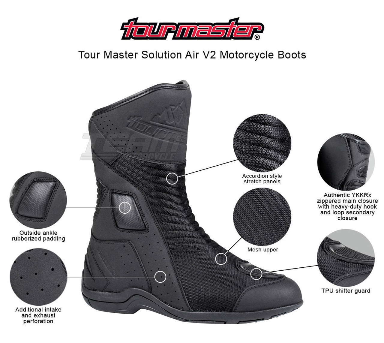 Tour Master Solution Air V2 Motorcycle Boots