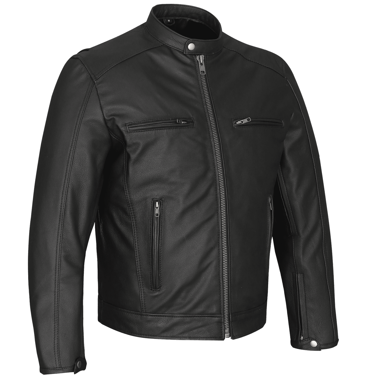 Leather jacket Scoop Black size 00 US in Leather - 25428340