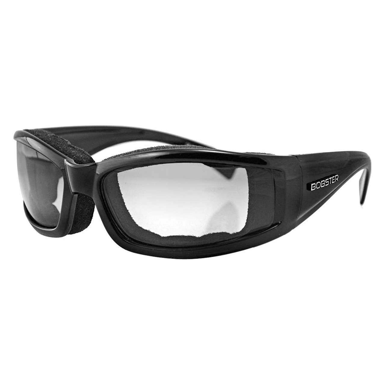 Global Vision Sly Padded Motorcycle Sunglasses Black Riding Glasses for Men  or Women