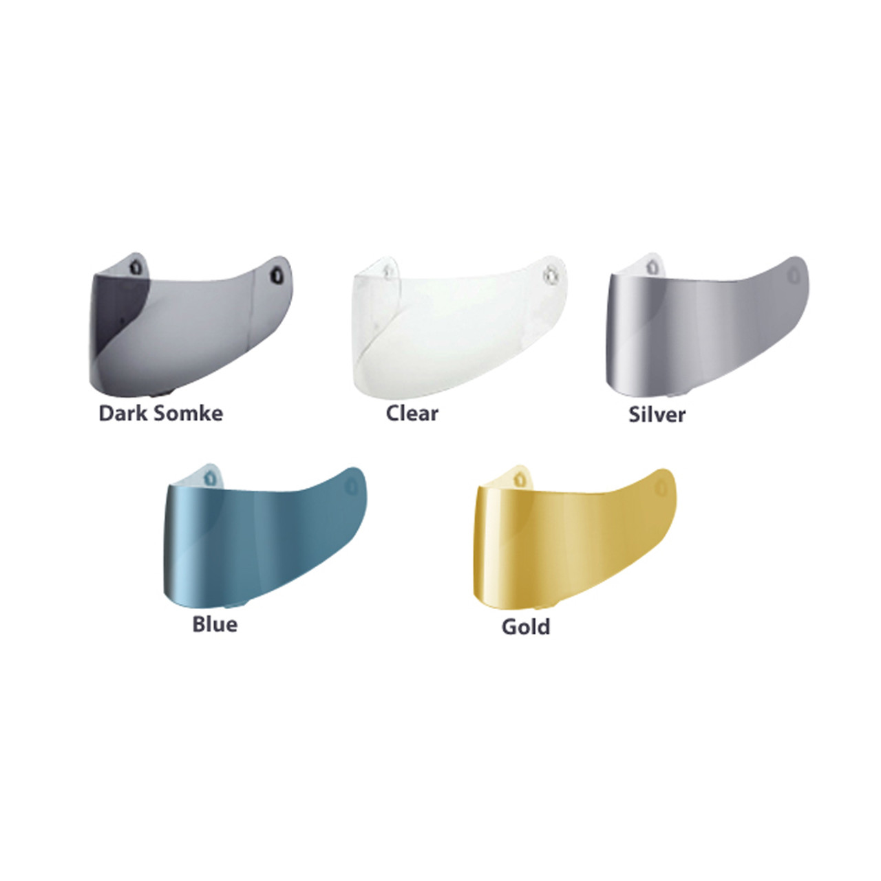 hjc face shield colors